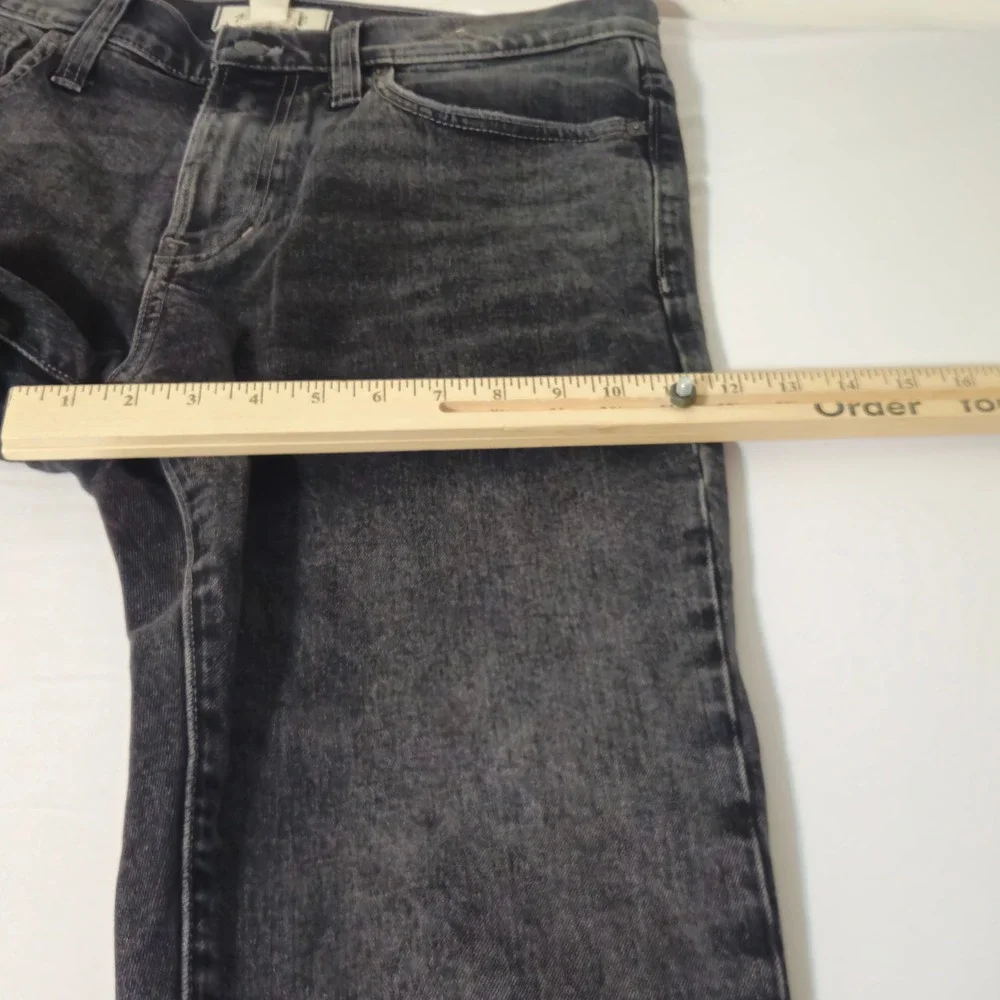Madewell Jeans Mens‎ 34x34 Black Slim Fit Faded Dark Wash Denim Pants